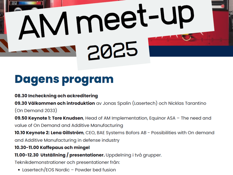 Program am meet-up 17 september i&nbsp;karlskoga